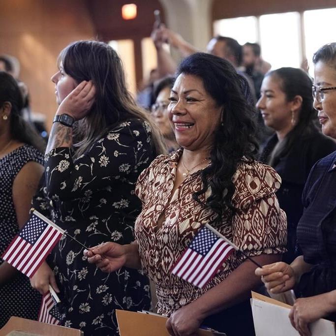 More than half of foreign-born people in US live in just 4 states and half are naturalized citizens